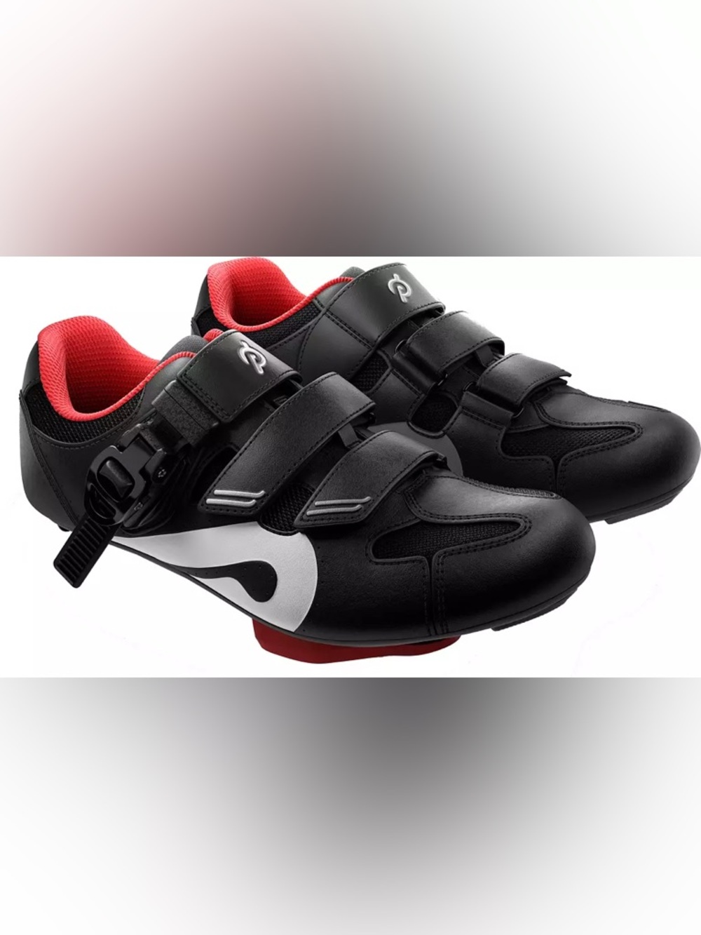 Peloton Cycling Shoes Women EU 41 Black Red Spin Bike Shoes Look Delta